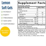 High Quality Fish Oil Omega 3 1280mg Supplement for Adults Support Heart Health Best Omega 3 Fish Oil Softgels