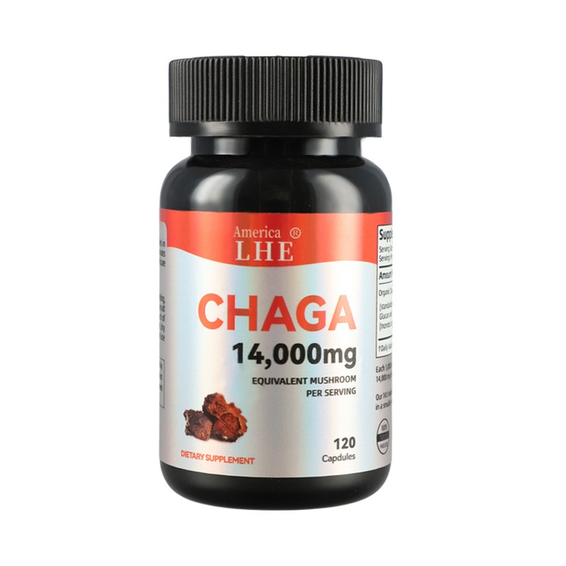 Mushrooms Chaga Mushrooms Capsules 120 Capsules Mushroom Extract Antioxidants Supplement Herbal Supplements Supplements