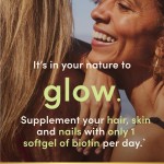 Biotin Supplement Supports Healthy Hair, Skin and Nails Biotin Capsules 100 Tablets