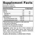Ultimate 1280mg Omega 3 Supplement for Eye Nutrition  Organic Fish Oil and Vitamin E- Healthy Skin & Join