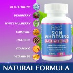 60 Vegan Capsules Skin Whitening Capsules Effective for Skin Lightening Supplement Skin Whitening Plant Extracts
