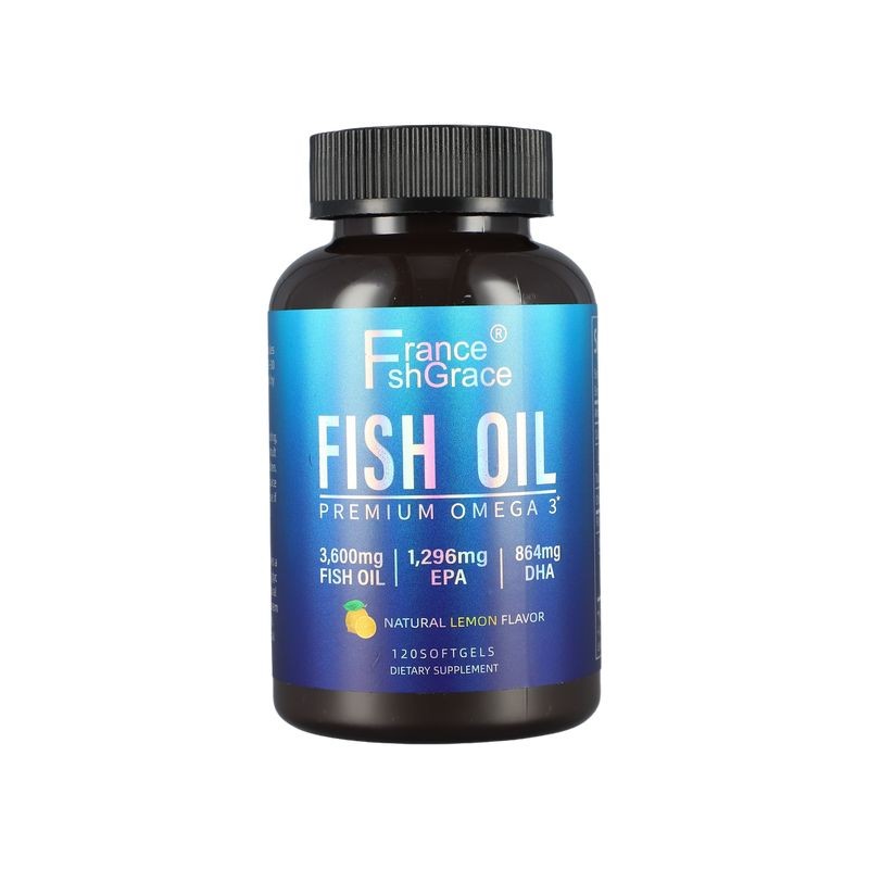 Supplement Omega 3 Fish Oil Soft Capsules 120 Count with EPA and DHA Heart Health Support for Adults