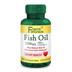 Omega 3 Supplement 60 Softgels for Eye Nutrition, Organic Flaxseed Triglyceride Fish Oil and Vitamin E