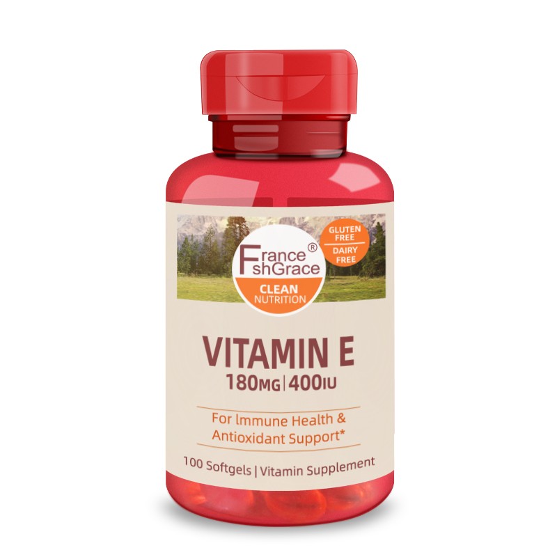 Vitamin E 400IU Supplement for Adults Support Immune Health and Antioxidant Vitamin E Softgels