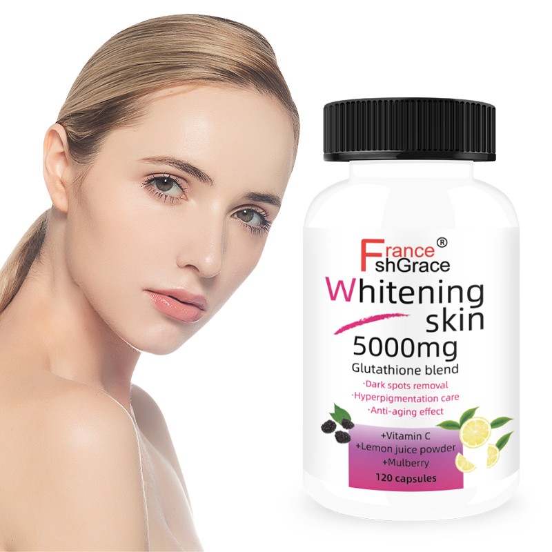 High Quality Skin Whitening 5000mg Supplement for Adults Anti Aging Skin Whitening Capsules