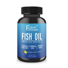 Organic Fish Oil Omega 3 3600 mg Supplement for Adults Support Heart Health Fish Oil Softgels