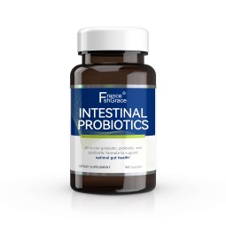 All-in-one Intestinal Probiotics Supplements,Strain  Verified,Healthy Intestinal Flora,Support  Optimal Gut Health ,60 Capsules