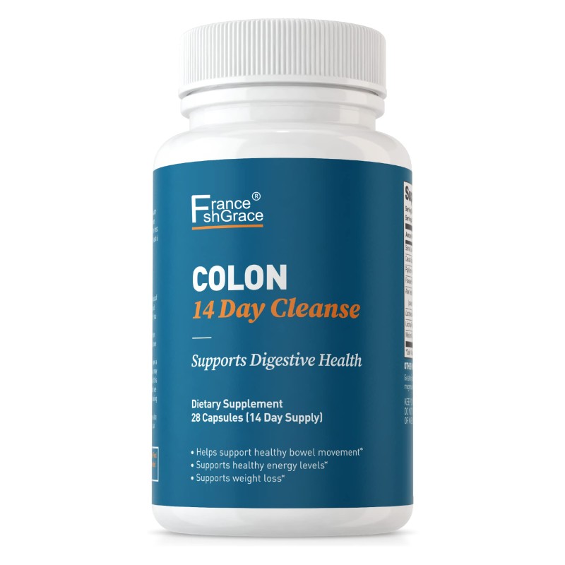 Premium 14-Day Colon Cleanse Capsules Supports Adult Gut Health Digestion & Immune System Wellness
