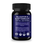 Natural Sleep Aid 10mg Melatonin L-Theanine Valerian Root Magnesium Chamomile Herbal Supplement Non-GMO Vegan Sleep Capsules