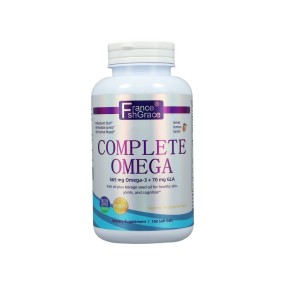 Complete Omega Fish Oil Supplements Supports Heart Brain Joints Skin Eyes & Immune Health for Adults