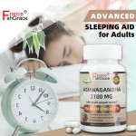 Organic Ashwagandha 2100mg Organic Ashwagandha Root Extract  Capsules for Stress Relief and Mood Enhancer