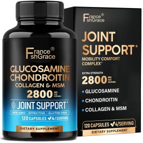 Glucosamine Chondroitin MSM 2800mg Supplement for Adults Support Joint Health Best Glucosamine Capsules