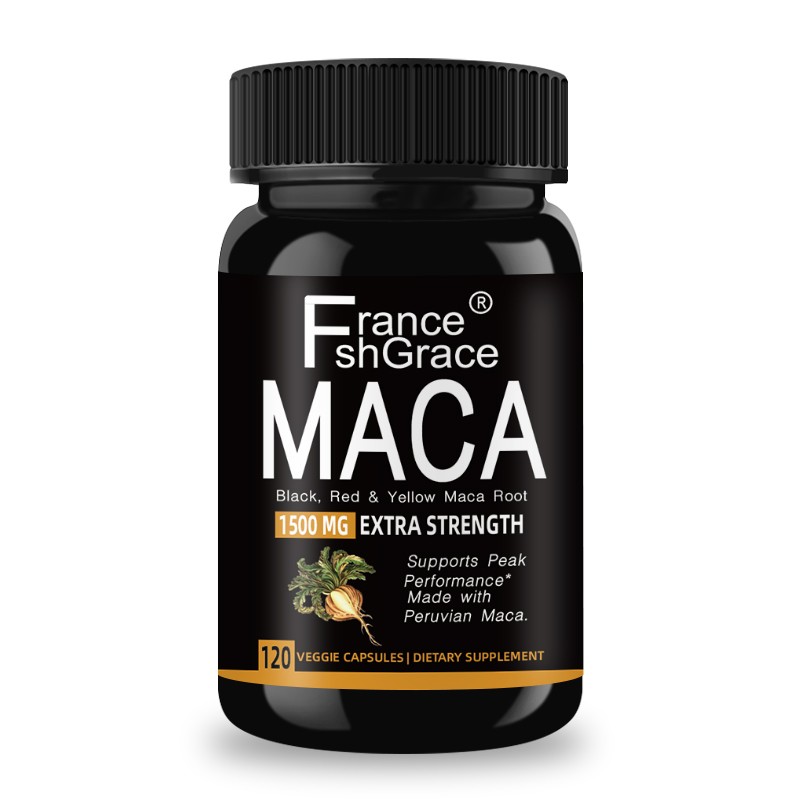 Nutrient Rich Maca Root Powder Capsules 1500mg Contains Maca Root Extract for Men and Women Improve Energy Vegetarian Pills