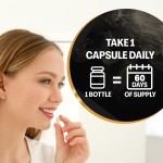 8-in-1 Supplement, 15,250mg,  Powerful Blend to Ensure  Essential Nutrients, Energy Vitality,Immune   Support,60 Capsules