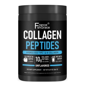 Dietary Supplement Hydrolyzed Type I and III Collagen Peptides Great in Coffee and Shakes