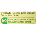 Bulk Price Men and Women Supports Provide Energy Pure Fenugreek Capsules