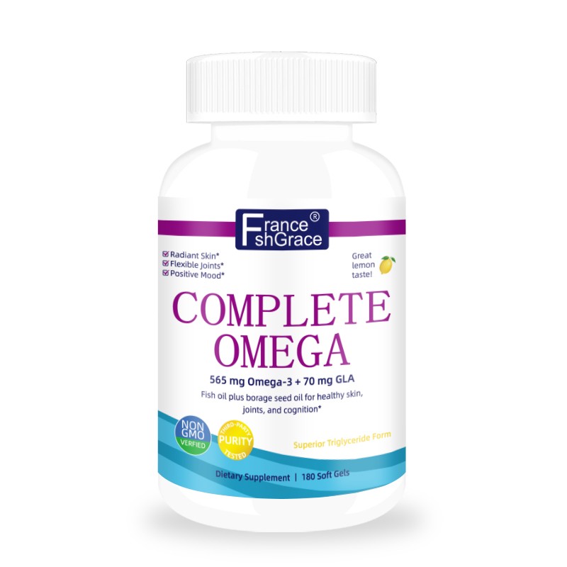 Complete Omega with GLA for Adults Support Skin Joints Health Omega 3 Softgels