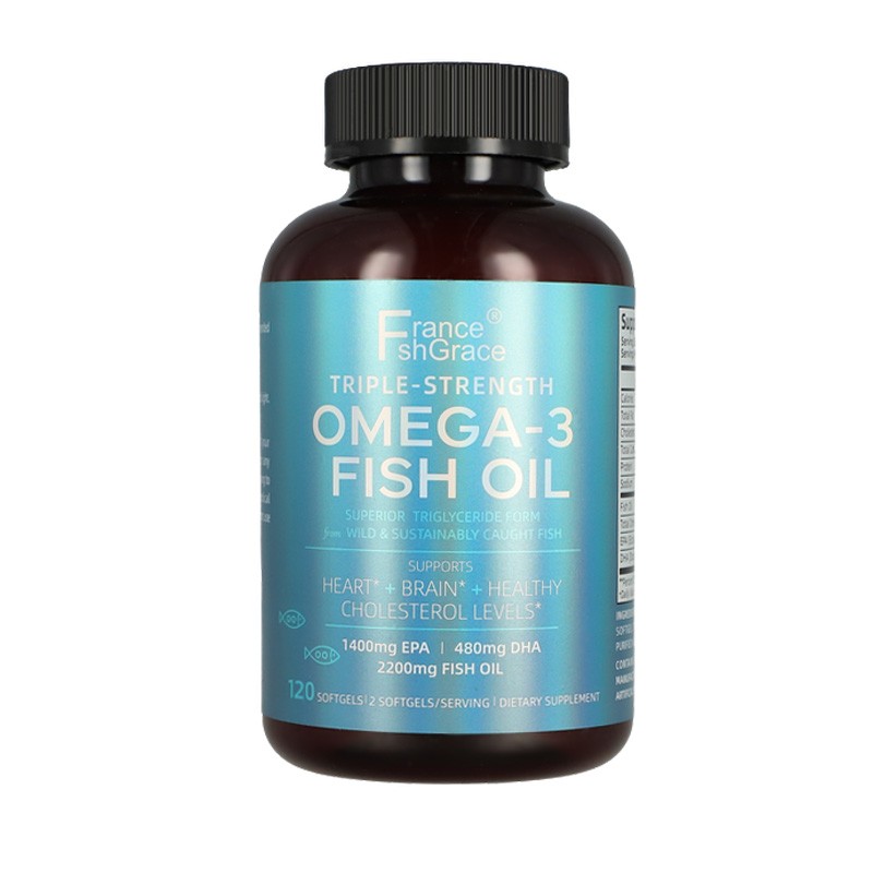 Omega 3 Fish Oil with EPA and DHA Supplements Fish Oil Supplement for Brain and Heart Health Promote Immunity, and Skin Health.