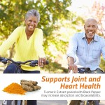 OEM Supplements 240 Capsules Health Care Turmeric Curcumin with BioPerine 95% Curcuminoids 1950mg for Joint Support