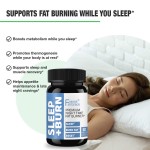 Night Time Fat Burner Supplement for Adult Support Metabolism and Fall Asleep  60 Night Time Fat Burner Capsule