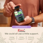Ashwagandha Root Supplement for Adults Support Balanced Energy and Resistance to Stress Organic Ashwagandha Root Capsules