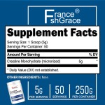 Supplement 5000mg 250g Muscle Support Creatine Monohydrate Protein Powder