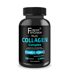 Multi Collagen Complex -150 Capsules for Skin, Hair, Joints & Digestion -3,300mg Per Serving