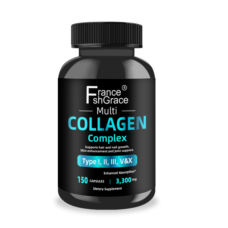 Multi Collagen Complex -150 Capsules for Skin, Hair, Joints & Digestion -3,300mg Per Serving