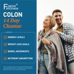 Premium 14-Day Colon Cleanse Capsules Supports Adult Gut Health Digestion & Immune System Wellness