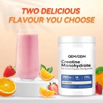 Micronized Creatine Monohydrate for Women and Men Easy to Mix and Unflavored 5G Per Serving 50 Servings 250 Grams Per Container