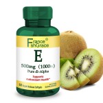 Hight Quality Vitamin E Supplement Maintains Healthy Immune Function Non-GMO Vitamin E Softgels 60 Softgels for Men and Women