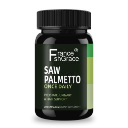 Premium Strength Saw Palmetto Prostate Support Reduces Frequent Urination  Non GMO Gluten Free Prostate Capsules