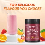 Collagen Peptide Powder with Probiotics Non GMO for Hair Growth Skin Brightening Nail Strength Bone and Digestive Health Support