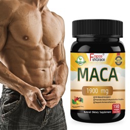 Maca Root 1900 MG Supplements for Men Improve Energy Organic Maca Capsules
