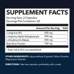 Best L Arginine Supplement for Adults Improve Endurance and Muscle Support L Arginine Capsules for Men