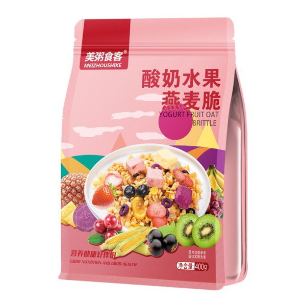 烤燕麦生产商-批发400g酸奶坚果