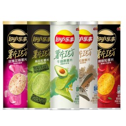 薯片工厂-批发玫瑰花瓣味薯片