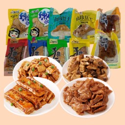 素食零食供应商-代工豆腐蘑菇清真