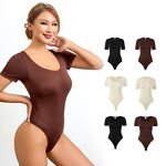 Sports Bodysuit Factory - Slim Fit Crew Neck Yoga Romper
