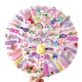 Baby Hair Clip Set Factory - Cartoon Flower Barrettes Supplier