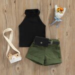 Baby Clothing Set Factory - Cotton Tanks Shorts with Bag