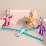 Telescopic Toy Factory - Suction Cup Giraffe Fidget Tube Supplier