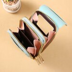 Mini Crossbody Bag Factory - Faux Leather Vertical Wallet