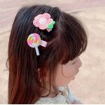 Baby Hair Clip Set Factory - Cartoon Flower Barrettes Supplier