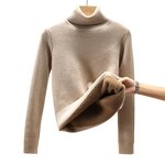 Turtleneck Sweater Factory - Fleece Lined Knitted Pullover Supplier
