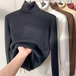 Turtleneck Sweater Factory - Fleece Lined Knitted Pullover Supplier