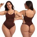 Women's Shapewear Factory - Tummy Control Thong Bodysuit
