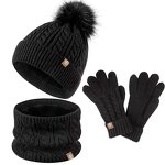 Kids Winter Set Factory - Plush Hat Gloves Accessories Supplier