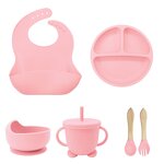 Baby Tableware Set Factory - OEM Silicone Feeding Utensils