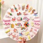 Baby Hair Clip Set Factory - Cartoon Flower Barrettes Supplier